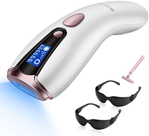at-Home Hair Removal for Women & Men, Upgraded to 999,999 Flashes Laser Permanent Painless Hair Removal Device for Facial Whole Body